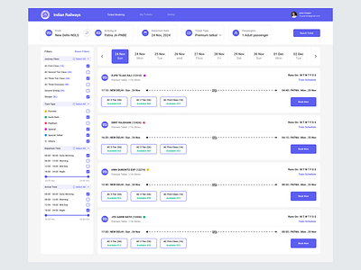 Indian Railways Dashboard Redesign animation appdesign branding dashboarddesign designsystem graphicdesign illustration interactiondesign landingpage logodesign mobiledesign productdesign prototyping typography ui userexperience userinterface ux webdesign wireframe