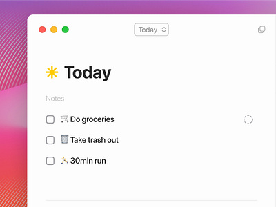 To-do app (today) product design to do ui design ux design