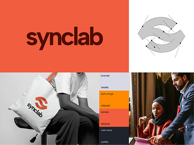 Synclab Logo & Branding Design aero agency logo brand design brand identity branding branding design design digital agency logo graphic design logo logo concept logo design logo mark logo type minimal redesign saas logo startup logo trending visual identity