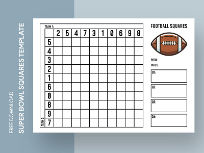 Football Pool Free Google Docs Template docs football pool football squares football squares template free google docs templates free template free template google docs google google docs nfl football squares super bowl squares super bowl squares template super bowl template template