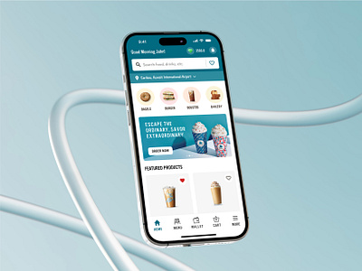 Caribou Coffee- Mobile App Design app design ecommerce food ui ux