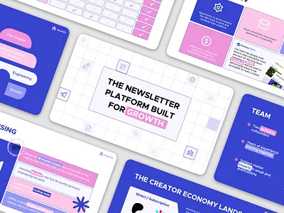 SaaS - Pitch Deck design google slides keynote pitch deck powerpoint presentation presentation design presentation designer