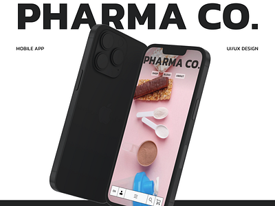 Pharmacy Co. - UI/UX Case Study app case study design figma health lifestyle medical minimal pharmacy product design suppliment ui