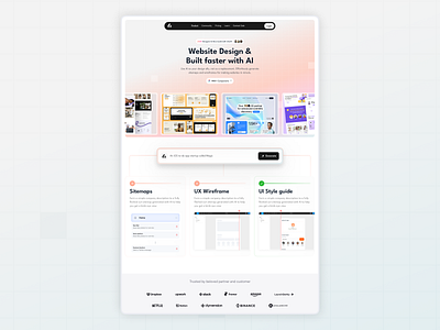 Simplifying Webflow Design for Creators! 🎨 creative header creative s creativeprocess customtemplates design process designerplatform designtools gradient website graphic design hero section prebuiltcomponents trending website design trust by ui websitebuilder