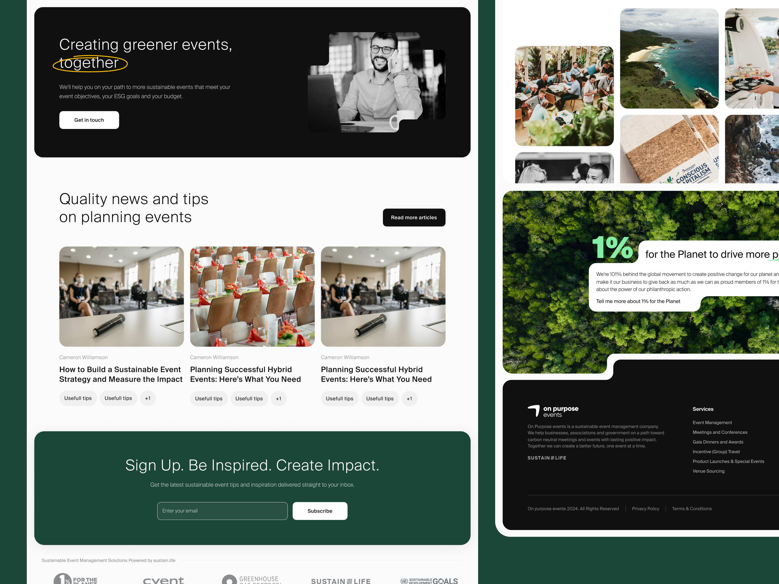 Example of Custom Website Design
