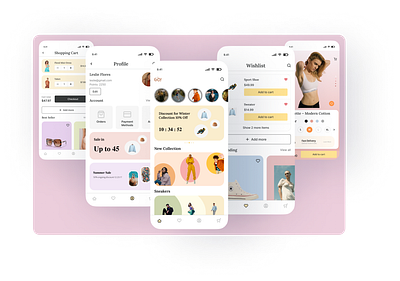 E commerce App UI UX Design android app banner branding colors creative design dribbble ecommerce figma graphic design ios logo mobile app product design typography ui ui ux ux vector