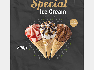 Ice Cream Menu Design design ice cream illustrator menu