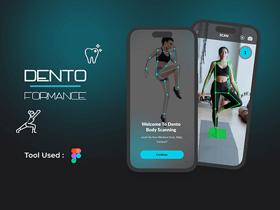 Introducing the Dento Formance Body Scanning Feature ai appfeature bodyscanning fitnesstracking healthtech mobileappdevelopment objectdetection posturecorrection wellnesstech