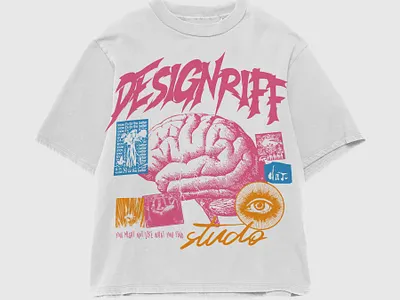 Brain Oversized t shirt Design art clothing clothing design fashion design graphic art graphic design oversized t shirt screen printing streetwear vector art vector design