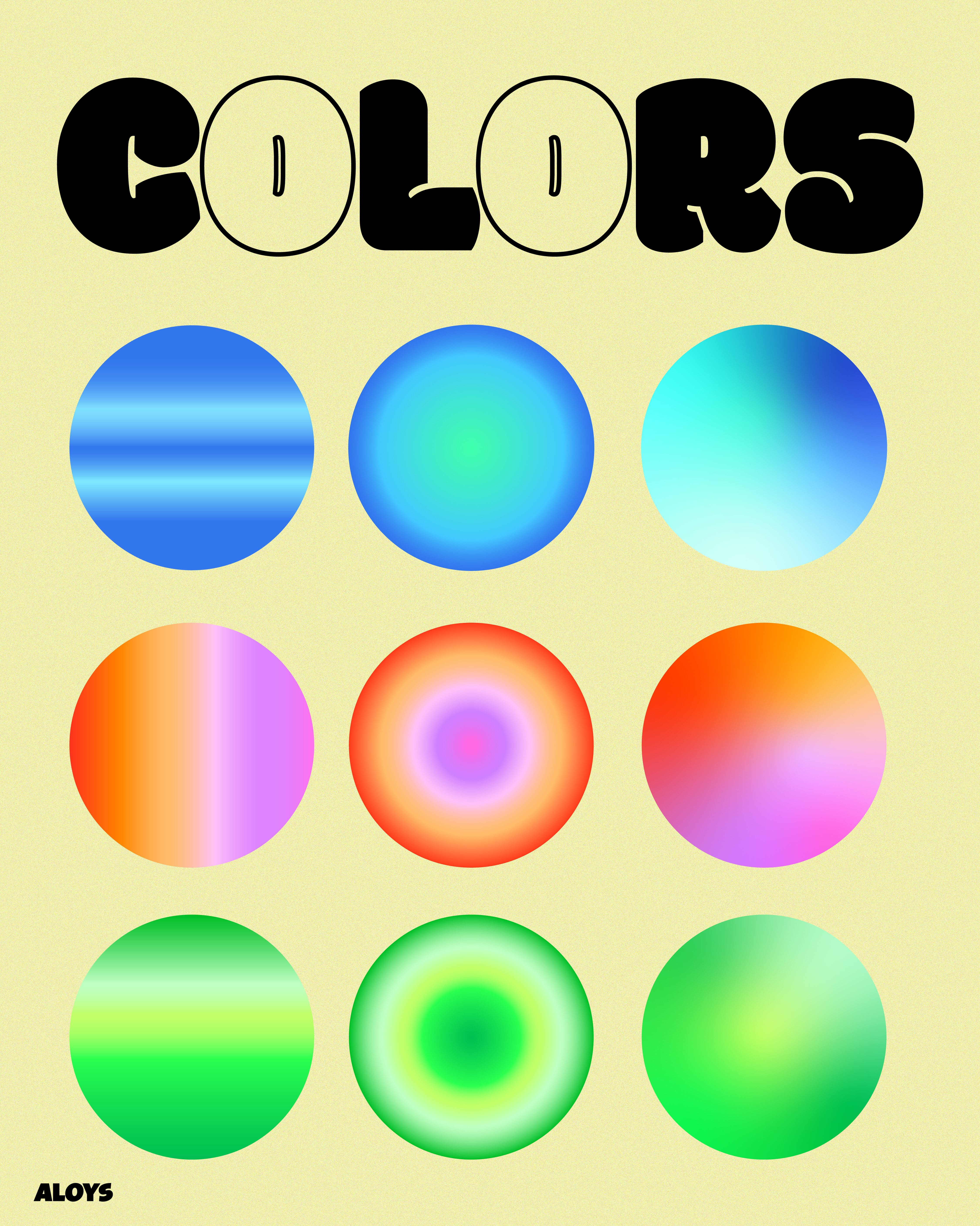 COLORS Graduation Poster | ALOYS graphic design