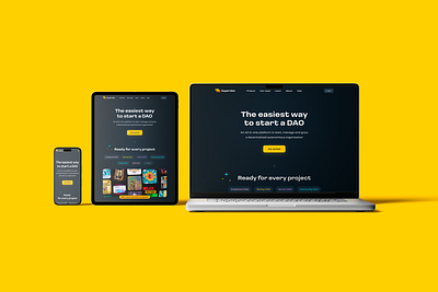 Website SUPERDAO figma landing page squarespace web design web responsive website design website development wix