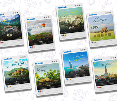 Travel Social Media Post Design | Creative Ads Design arafatgfx design idea graphic design graphic designer social media post design travel ads travel social media post design