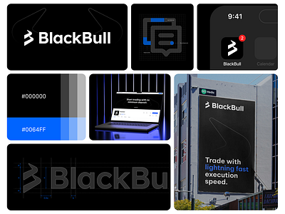 BlackBull rebranding overview broker fintech fintech branding studio identity rebrand rebranding smart logos trader trader branding