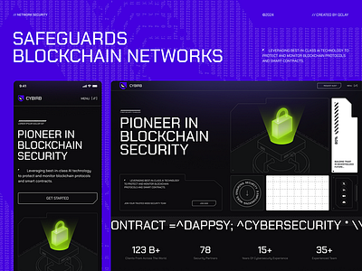 Blockchain Security blockchain graphic design minimal responsive ui uiux web web3