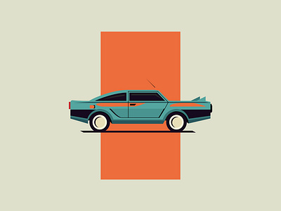 Vintage Car Illustration art art work car design illustration old vector vintage