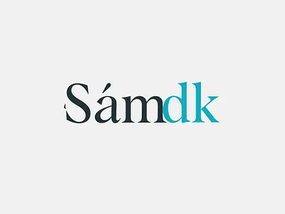 Samdk ai branding drakor logo portfolio samdk website