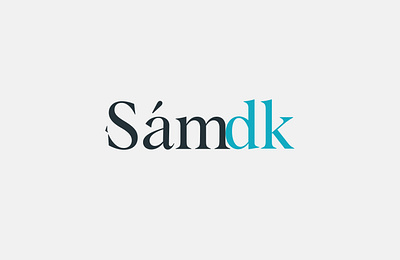 Samdk ai branding drakor logo portfolio samdk website