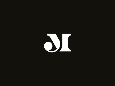 MJ / JM monogram branding design geometric icon illustration logo minimal monogram serif symbol typography