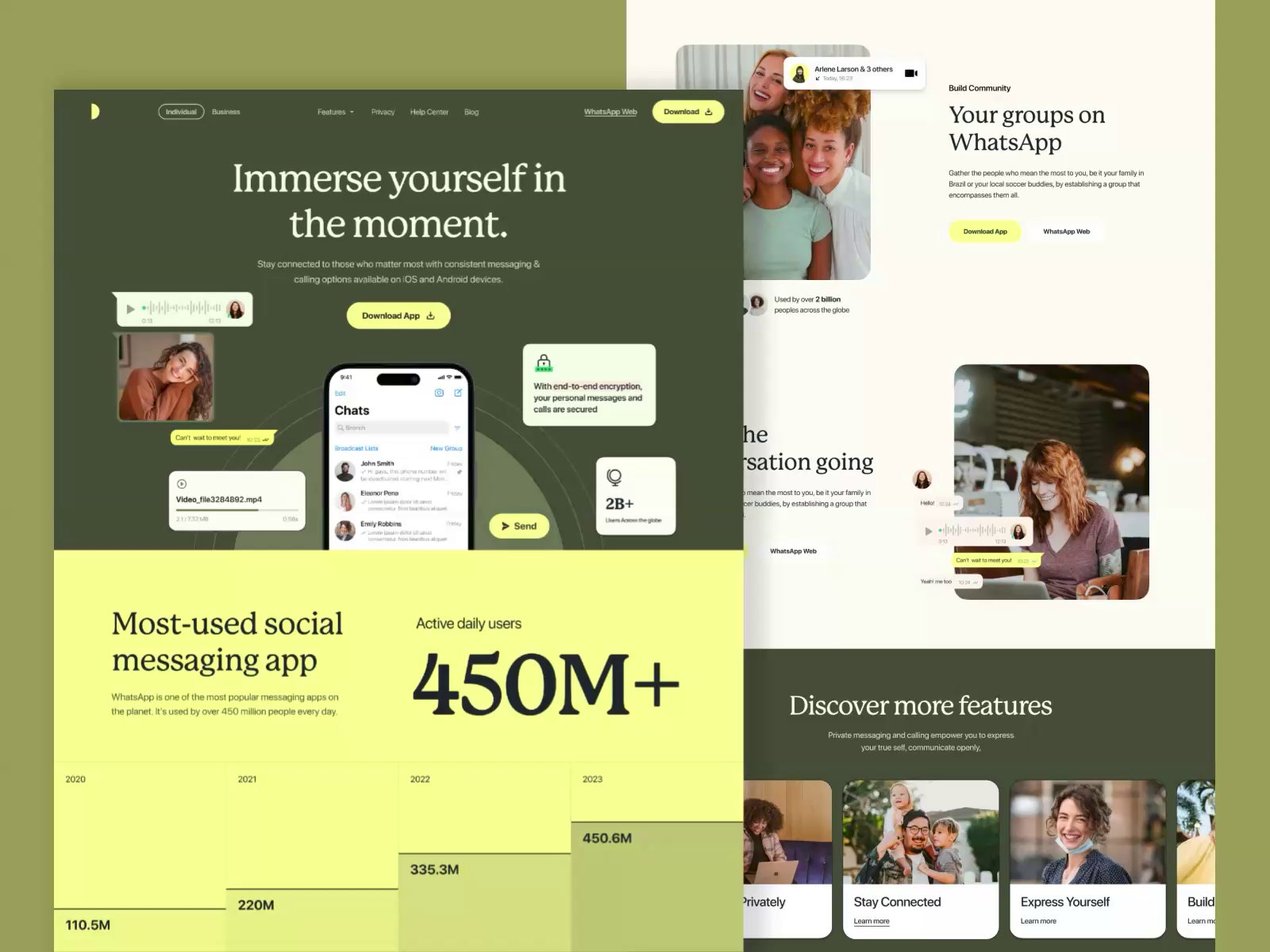 Example of Landing Page Design