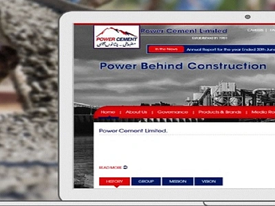 Power Cement Limited 3d animation branding graphic design logo motion graphics ui