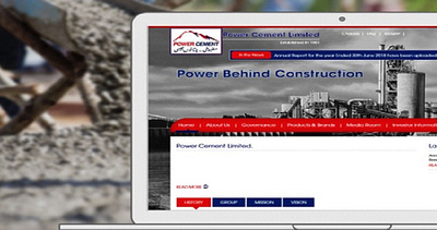 Power Cement Limited 3d animation branding graphic design logo motion graphics ui