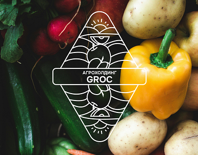 Groc - Agrocholding prototype branding design graphic design illustration logo typography vector