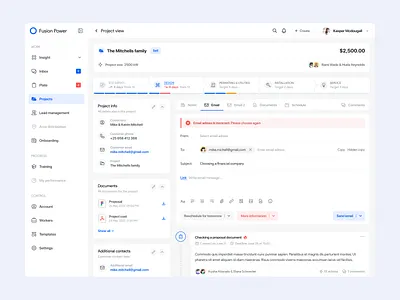 AI SaaS Analytics Project Dashboard ✦ Solardrive ai clean dashboard design interface product saas service startup ui ux