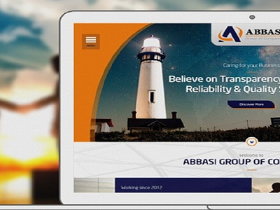 Abbasi Group 3d animation branding graphic design logo motion graphics ui