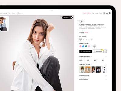 Website Design for an AI-Driven Fashion Platform ai ai company ai dashboard ai design ai generator ui design ai image ai image generator ai model ai product ai technology artificial intelligence diffusion e commerce online store prompt shop stability ai stable diffusion stable diffusion tool web design