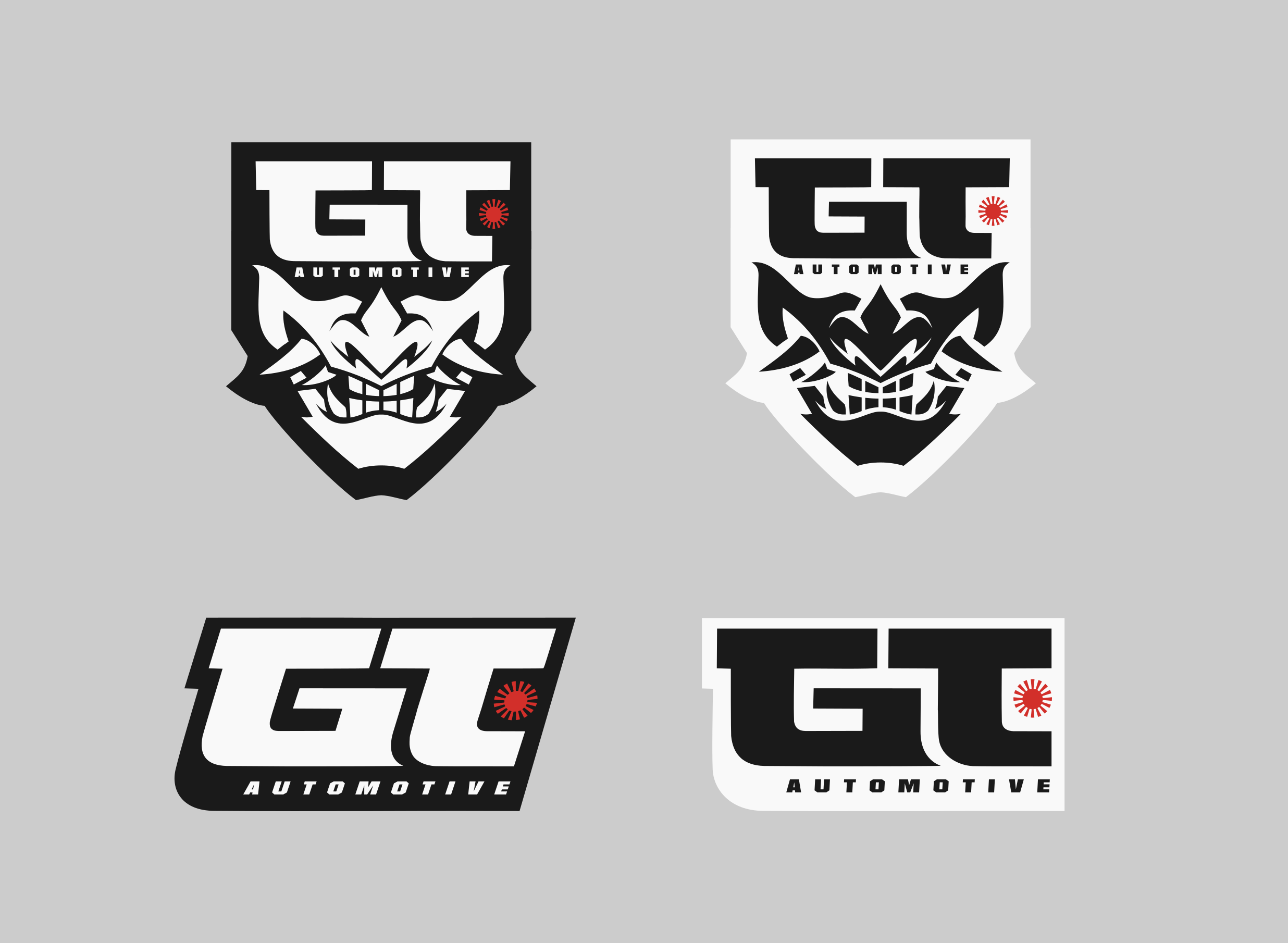 GT Automotive auto automotive bold car character initials japan jdm katana lettering mascot mask racing rims samurai sword tuning