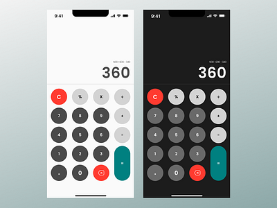 Calculator app dailyui