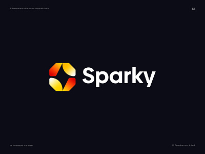 Sparky Power Logo Design | Logo Design | Power Logo Mark brand identity branding connection design energy graphic design growth icon identity logo logo design logo designer logotype modern logo power solar typography vector