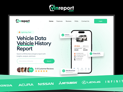 Car Mobile App Landing Page car design landing page reports ui ui ux web web design webs website