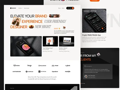 Personal Portfolio Website Landing Page Design agency portfolio landing page personal personal portfolio portfolio portfolio website web design website
