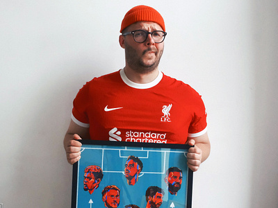 FC Liverpool - Starting XI print fc liverpool football football illustrated illustration illustrator liverpool liverpool fan liverpool illustrated people print soccer soccer illustrated starting xi