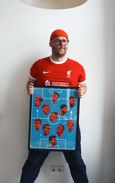 FC Liverpool - Starting XI print fc liverpool football football illustrated illustration illustrator liverpool liverpool fan liverpool illustrated people print soccer soccer illustrated starting xi