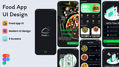 Restaurant app. 3d animation branding graphic design logo motion graphics ui