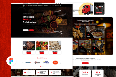 American Foods Web Design ui web design