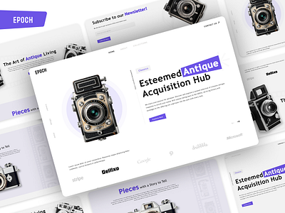 Web Design for Antique Camera Enthusiasts creative daily ui interface landing page master creationz minimalism minimalist popular retro ui user interface vintage photography web design web ui web user interface