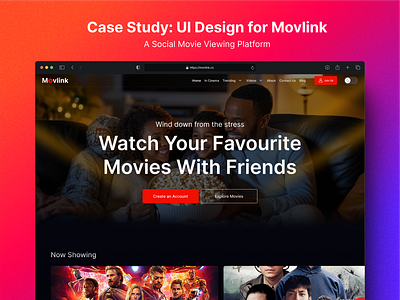 Case Study: UI Design for Movik case study godson chinweuba movie platform movie ui product design uiux