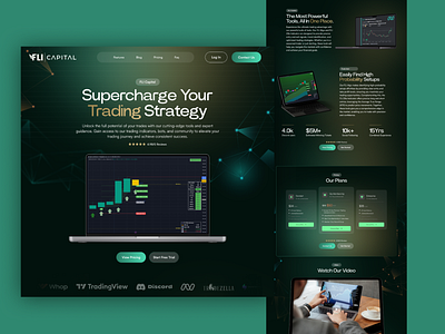 trading Landing Page landing page trading ui ui design ui ux web web design website