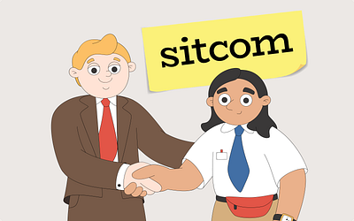 Sitcom | Vector illustration pack design dun design flat design fun illustration pack graphic assets graphic design illustration illustration pack product design smm social media posts svg illustrations ui ui design vector vector art web design