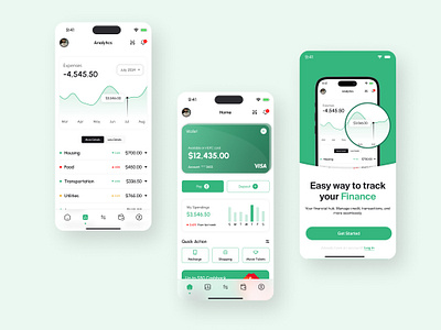 Finance App - Oasis design finance finance app ui ux