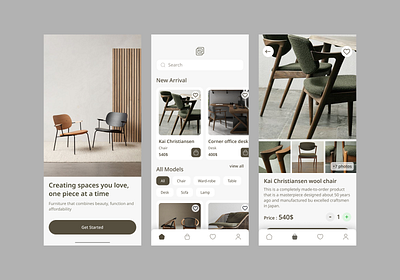 Furniture mobile app