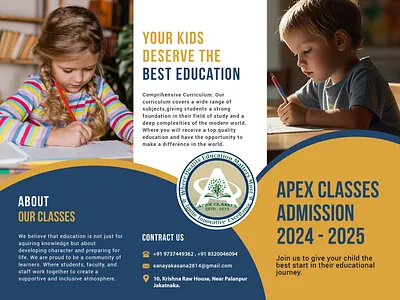 Product Brochure design outside brochure design education eye cathing graphic design psd