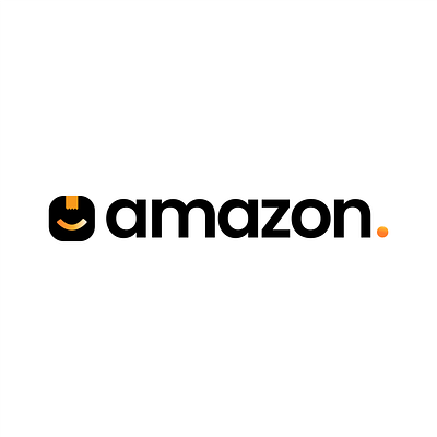 Amazon Logo Redesign amazon logo app logo brand identity branding design graphic design identity design illustration logo rebranding redesign typography ui vector