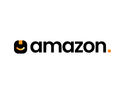 Amazon Logo Redesign amazon logo app logo brand identity branding design graphic design identity design illustration logo rebranding redesign typography ui vector