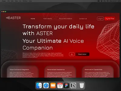 UIX101-003 Landing Page ai ai companion daily ui 3 landing page ui ui challenge web design