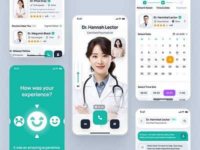 nightingale UI Kit: AI Medical & E-Pharmacy App | Telemedicine 3d animation branding graphic design logo motion graphics ui