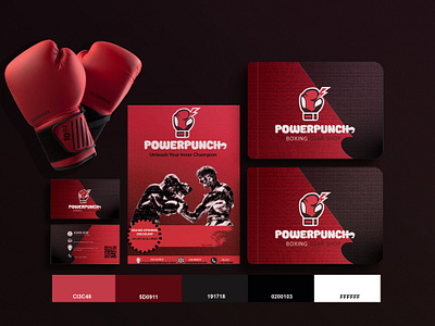 PowerPunch Logo design branding graphic design logo